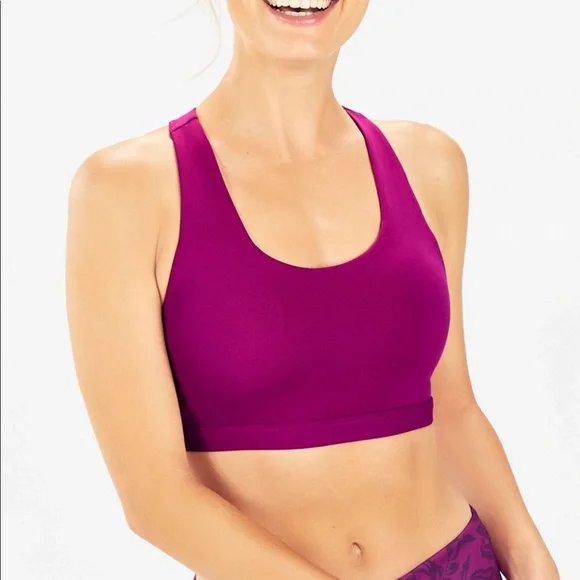 Fabletics Raspberry Sports Bra - Picture 2 of 2
